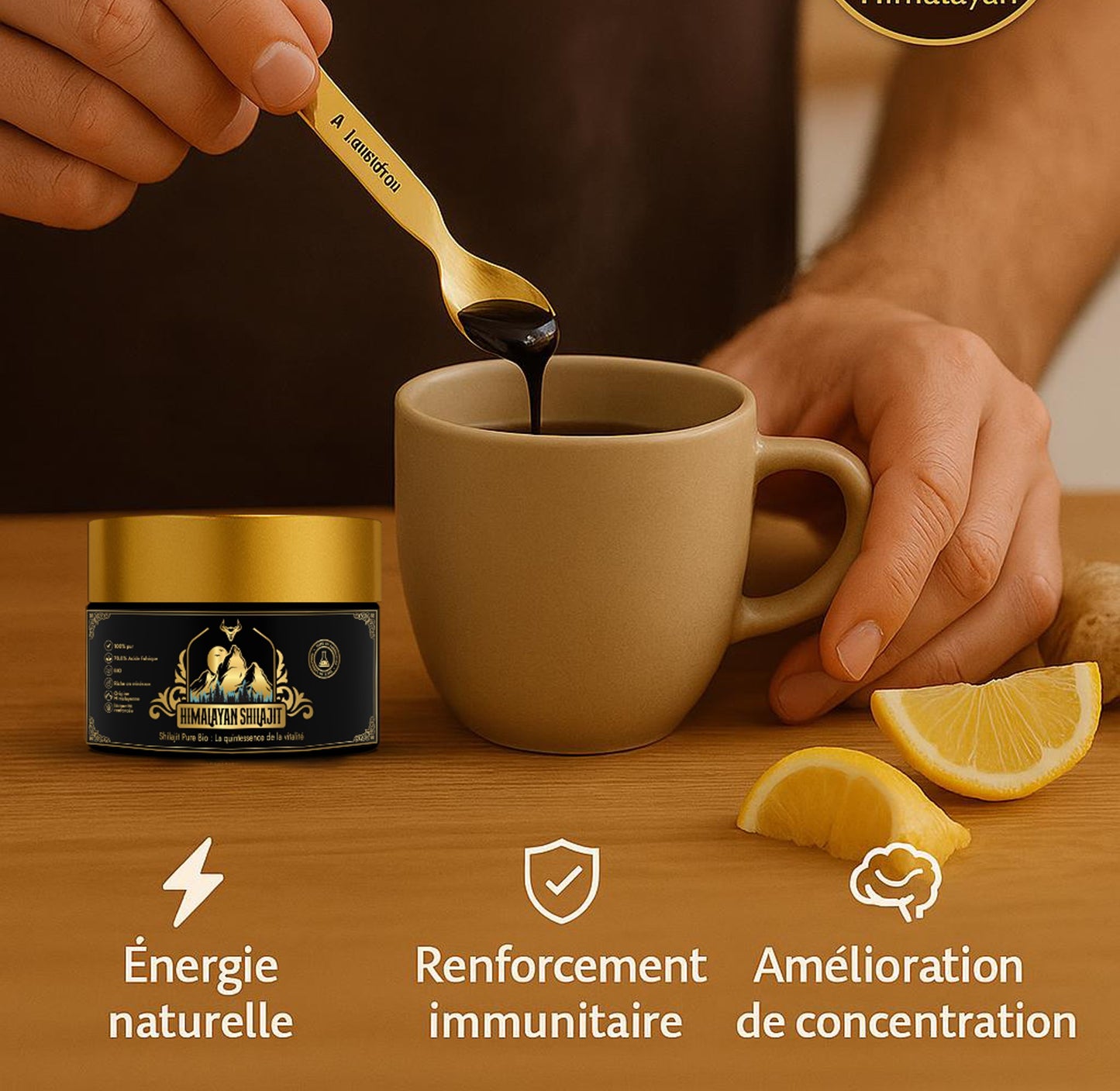 Shilajit Pur de l’Himalaya – Résine Bio Premium