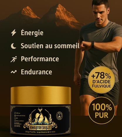 Shilajit Pur de l’Himalaya – Résine Bio Premium