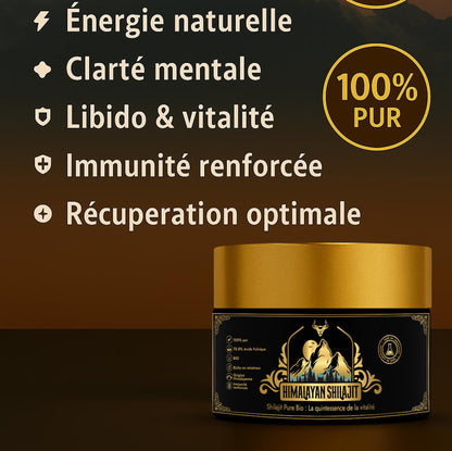 Shilajit Pur de l’Himalaya – Résine Bio Premium