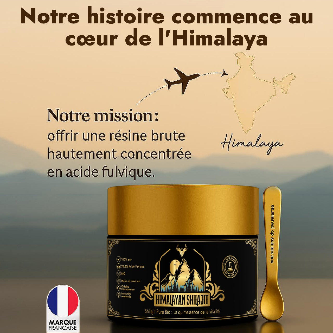 Shilajit Pur de l’Himalaya – Résine Bio Premium
